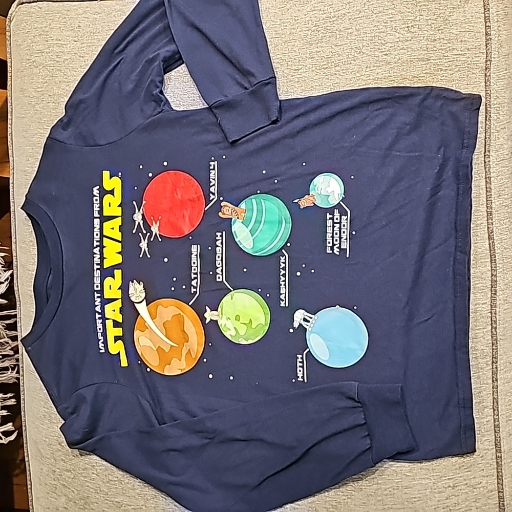 EUC BOYS Stars Wars longsleve